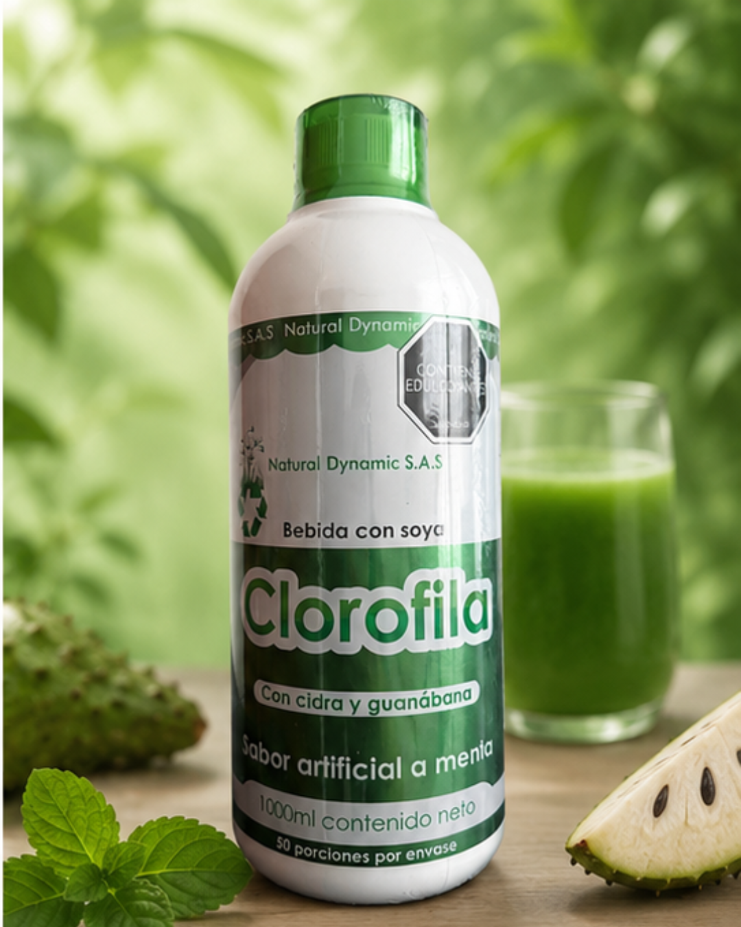 Clorofila Líquida Natural | Desintoxicante y Oxigenador Orgánico