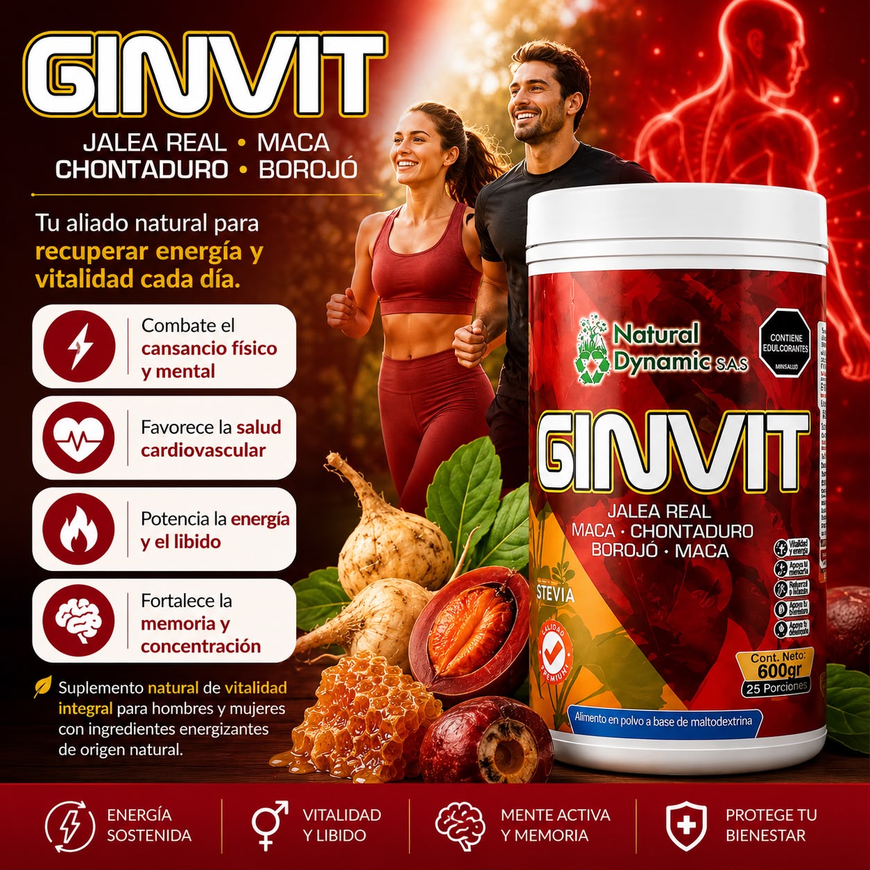 Ginvit I Suplemento de Vitalidad Integral