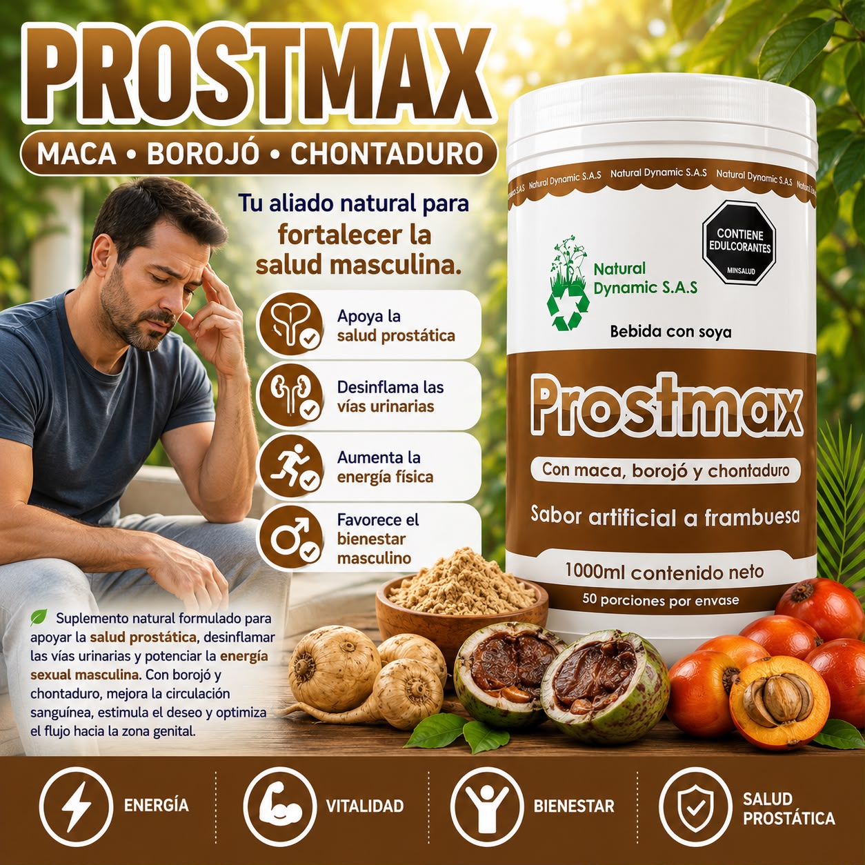 Suplemento Prostmax I Salud Prostática
